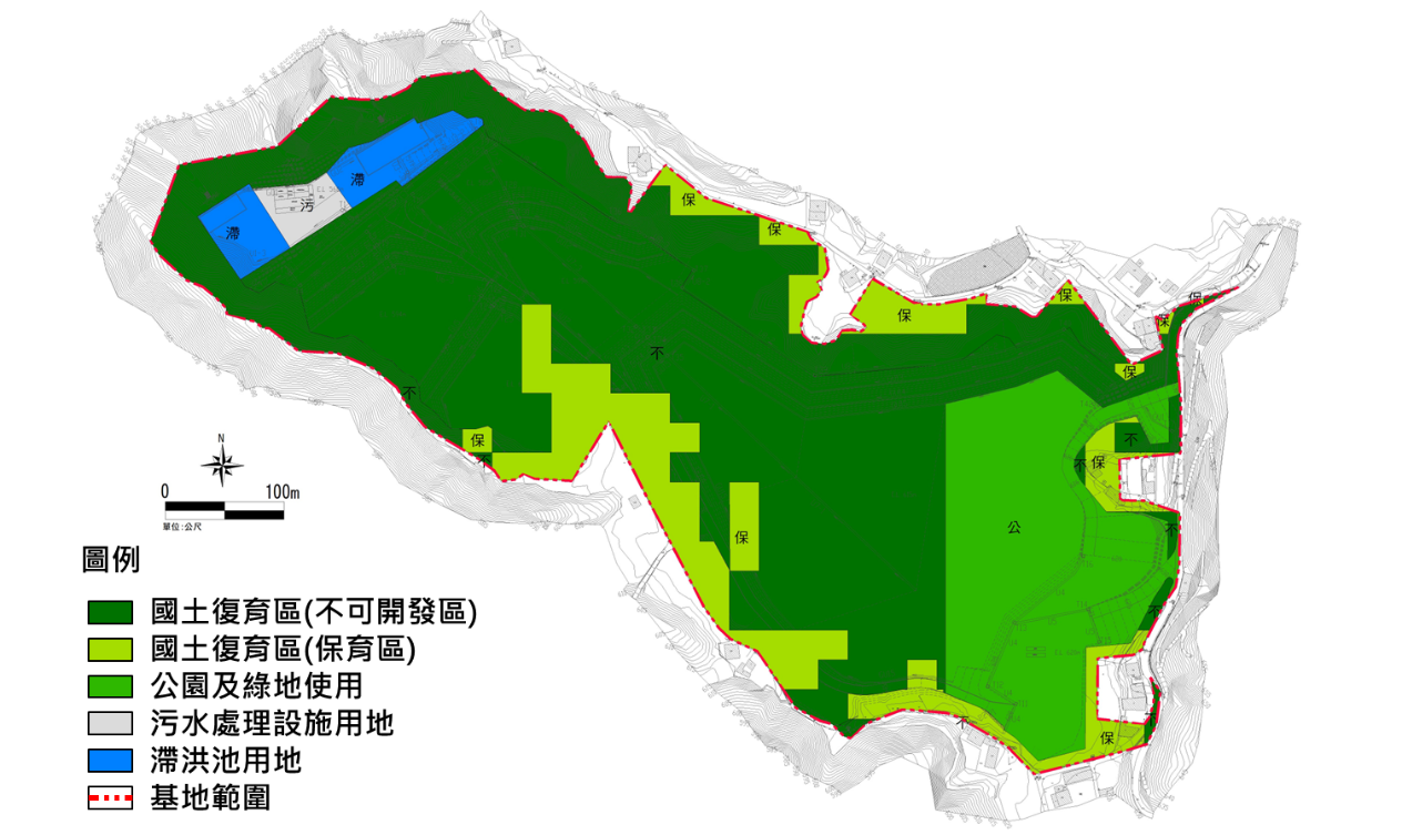 整復後土地使用計畫圖
